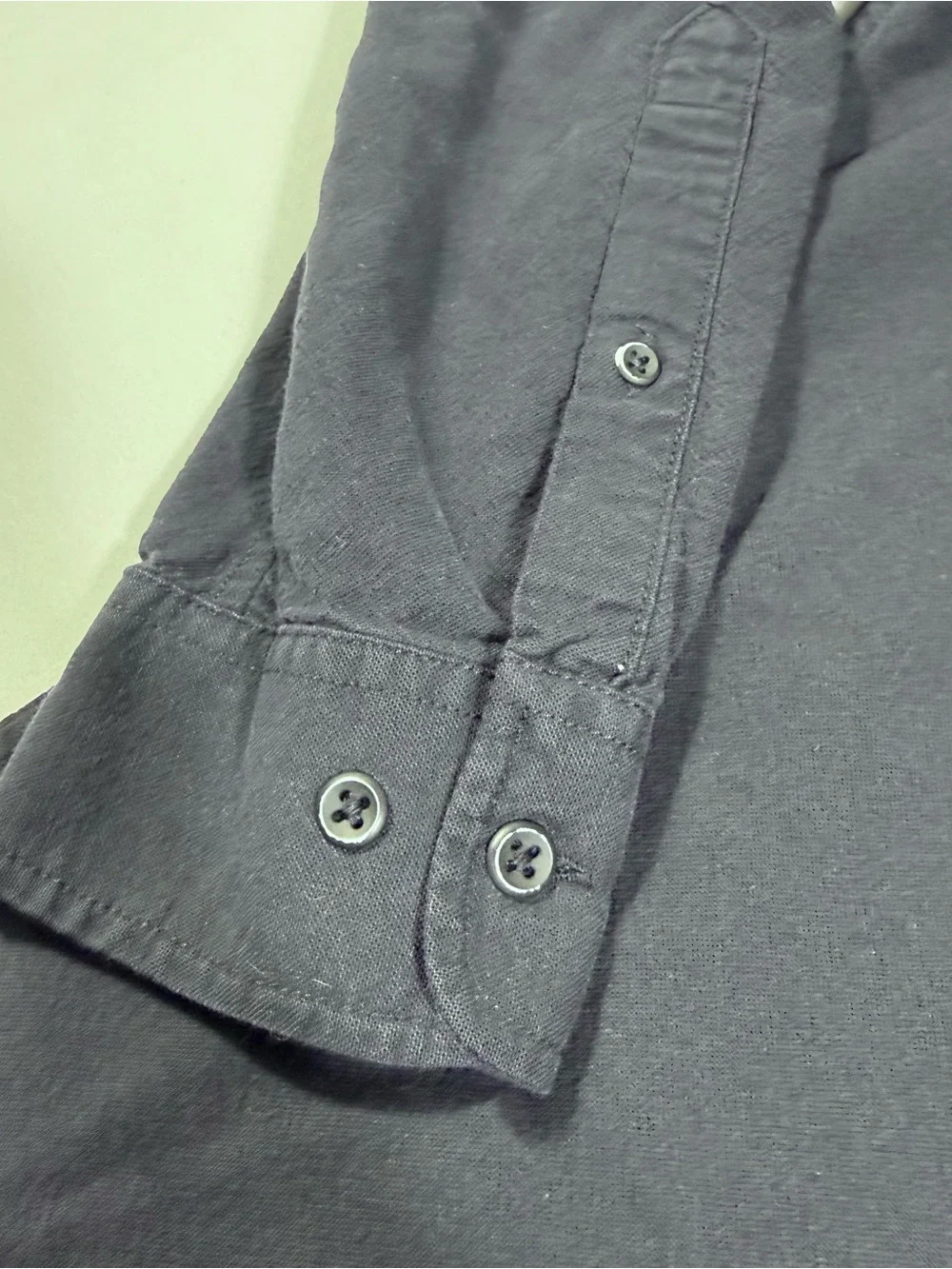 Marc Anthony Men's Slim Fit Long Sleeve Black Shirt - Size M Button Down Cotton - Picture 5 of 12